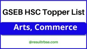 GSEB HSC Topper List