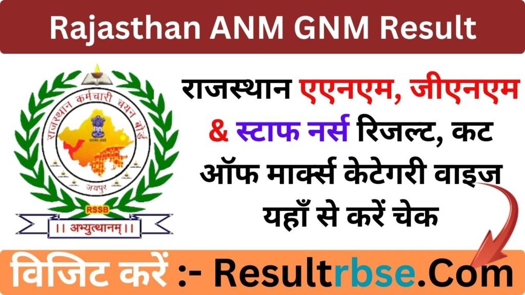 RSMSSB ANM GNM Result